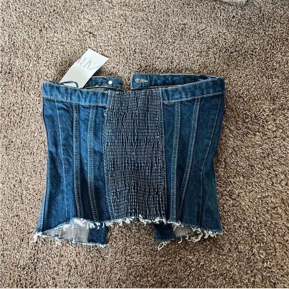 Zara denim top - Picture 3 of 3
